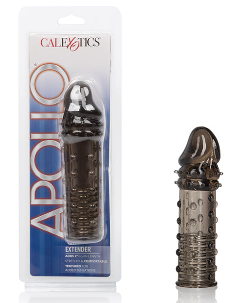 Apollo Penis Enhancement Sleeve Stretchy Translucent Design Textured Ribbing for Increased Pleasure
