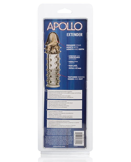 Apollo Extender - Smoke Penis Enhancement Sleeve with Extra Length & Texture