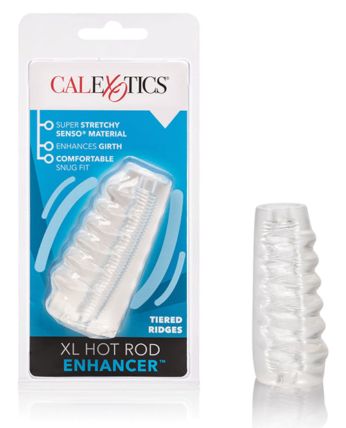 Extensions Penis Enhancement Sleeve Super Stretchy Ribbed Texture Transparent Design for Increased Sensitivity and Girth