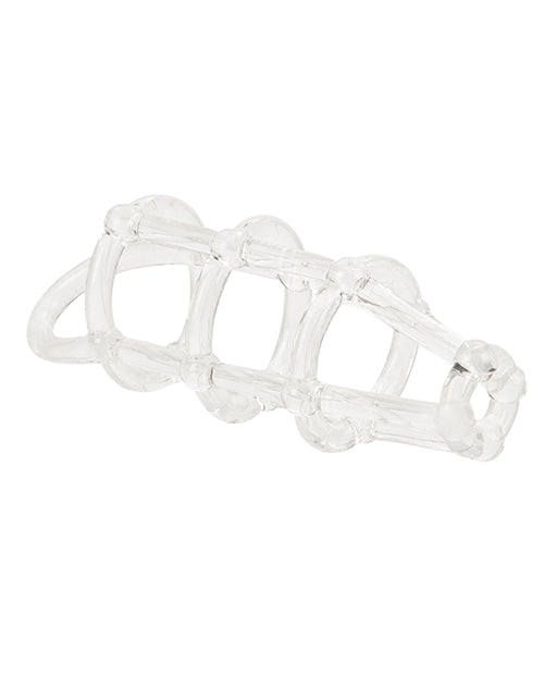 Cock Cage Enhancer - Clear Ultra-Stretchy Penis Support