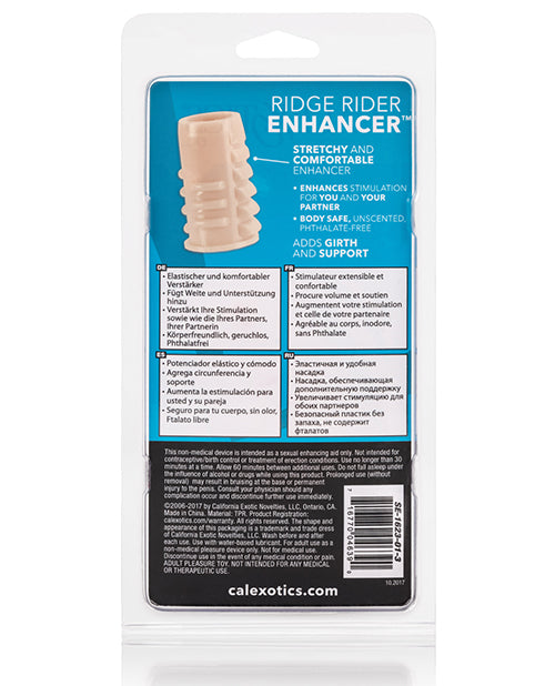 Ridge Rider Enhancer – Textured Penis Enhancement Sleeve