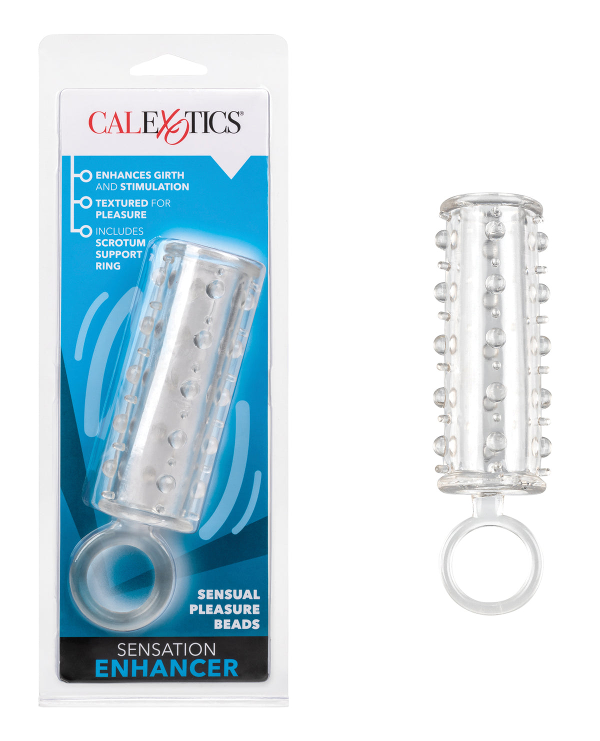 Extensions Penis Enhancement Sensation Enhancer Super Tight Beaded Sleeve for Increased Girth and Erection Support