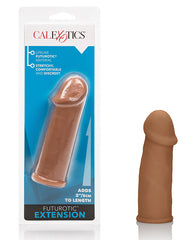 Extensions Penis Enhancer Realistic TPR Brown Adds 2 Inch Length for Enhanced Bedroom Experience