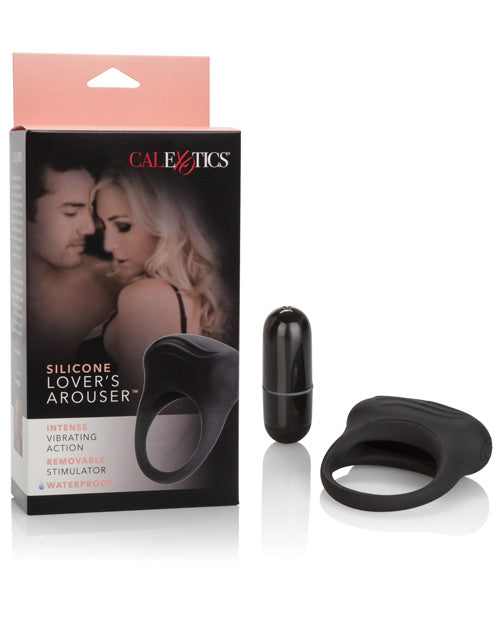 Couple's Enhancers Stimulator Silicone Vibrating Couples Enhancer with Removable Bullet for Shared Intimacy and Stamina