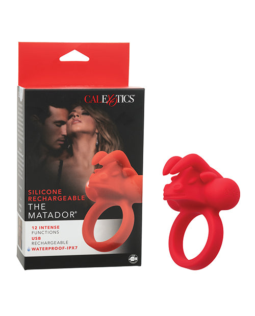 Couple's Enhancers Stimulator Silicone Triple Stimulation Waterproof Design for Couples Pleasure