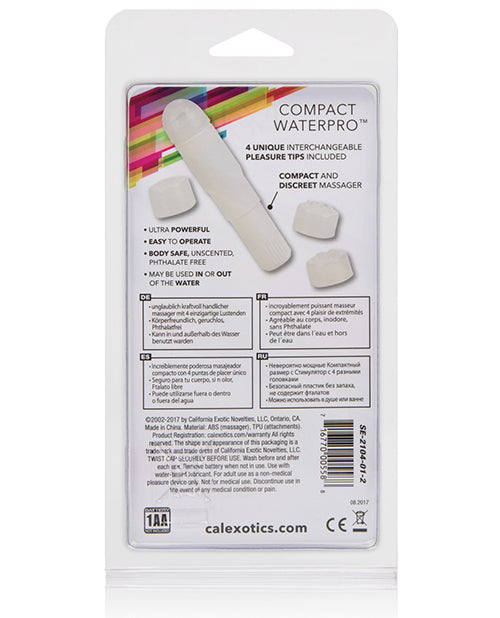 Compact WaterPro Mini Stimulator with Interchangeable Tips