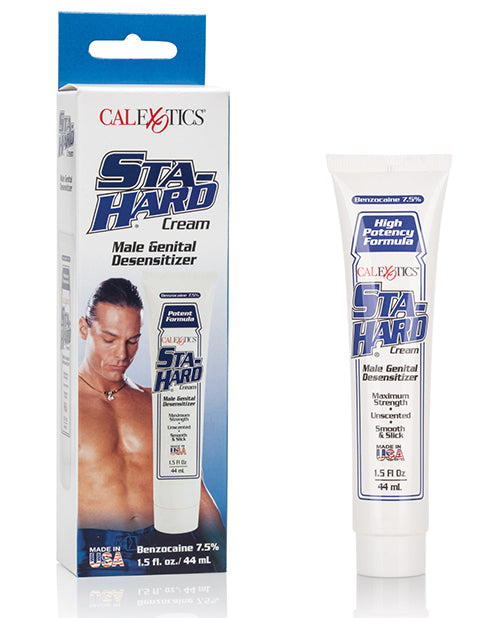 California Exotic Novelties Sexual Enhancer Sta-Hard Cream Unscented for Prolonged Erection Support