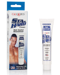 California Exotic Novelties Sexual Enhancer Sta-Hard Cream Unscented for Prolonged Erection Support