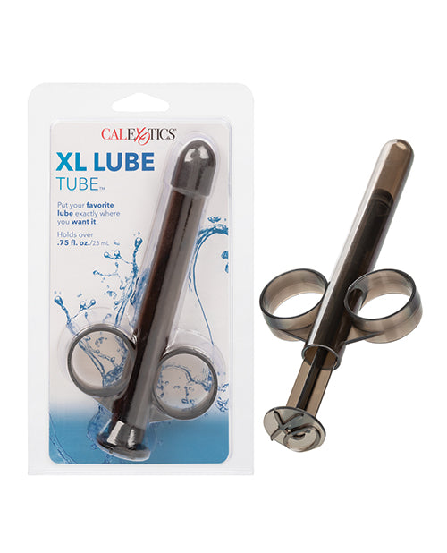 California Exotic Novelties XL Lube Tube Lubricant Applicator with Slim Shaft and Finger Loops for Precise Lubricant Application