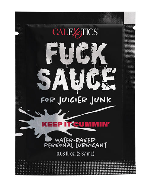 Fuck Sauce Lubricant Sachet Hypoallergenic Water-Based Formula for Long-Lasting Smooth Intimacy
