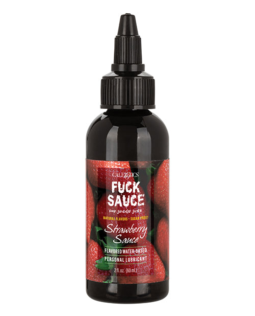 Fuck Sauce Personal Lubricant Strawberry Flavor Hypoallergenic pH-Friendly for Enhanced Intimacy