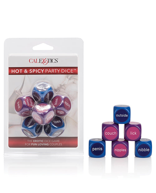 California Exotic Novelties Party Dice Game with Couples Play and Portable Design for Romantic Fun