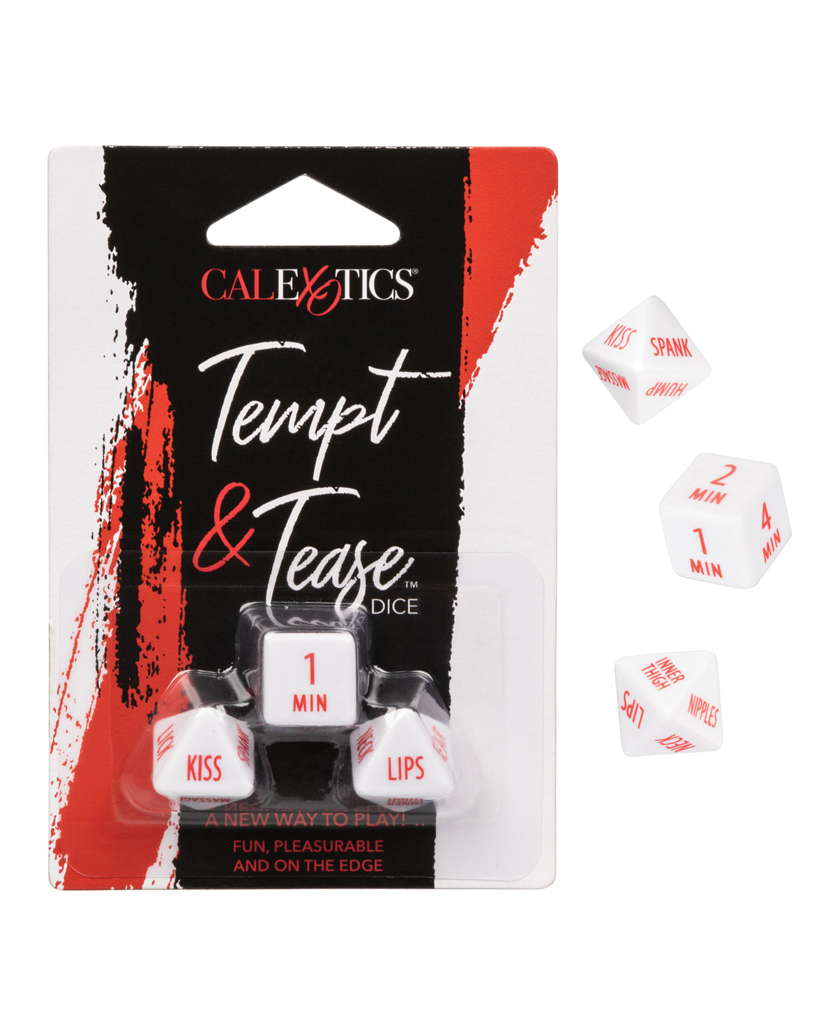 California Exotic Novelties Couples Game Acrylic Dice Spontaneous Play Prompts for Romantic Intimate Fun