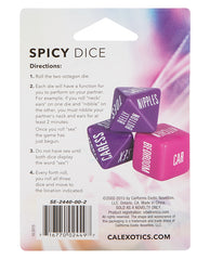 Spicy Dice Couples Game with Three Fun Dice for Romantic Play