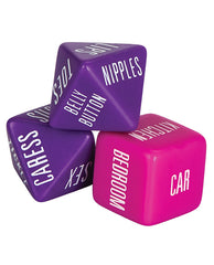 Spicy Dice Couples Game with Three Fun Dice for Romantic Play