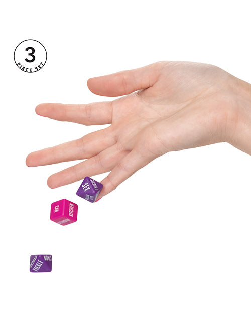 Spicy Dice Couples Game with Three Fun Dice for Romantic Play