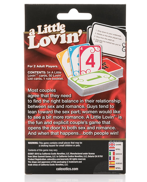 A Little Lovin' Card Game for Romantic Couples | 104 Themed Cards