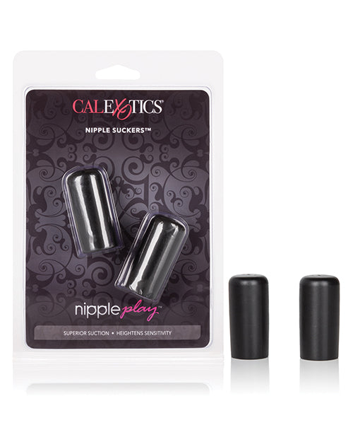 Nipple Play Black Nipple Suckers Ultra-Soft PVC Easy Suction for Enhanced Sensation and Pleasure