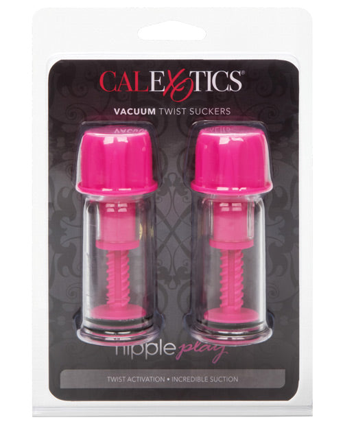 Nipple Play Stimulators Pink Vacuum Twist Adjustable Suction for Nipple & Sensitive Area Stimulation