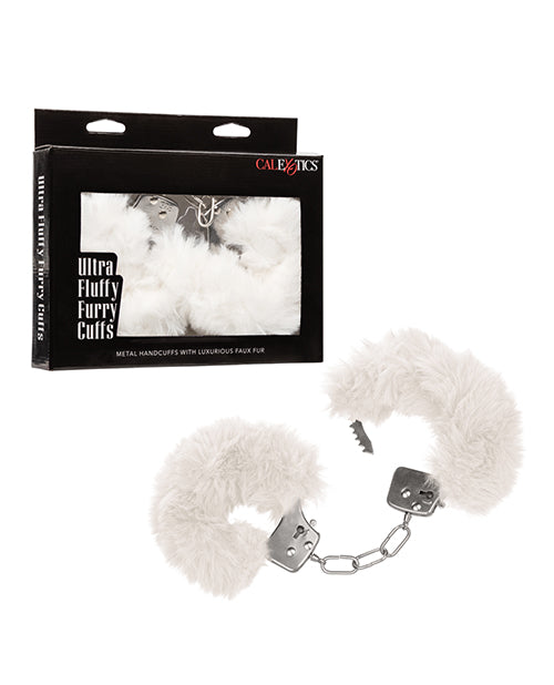 California Exotic Novelties Bondage Restraints Ultra Fluffy Furry Cuffs Adjustable Faux Fur for Comfortable Play