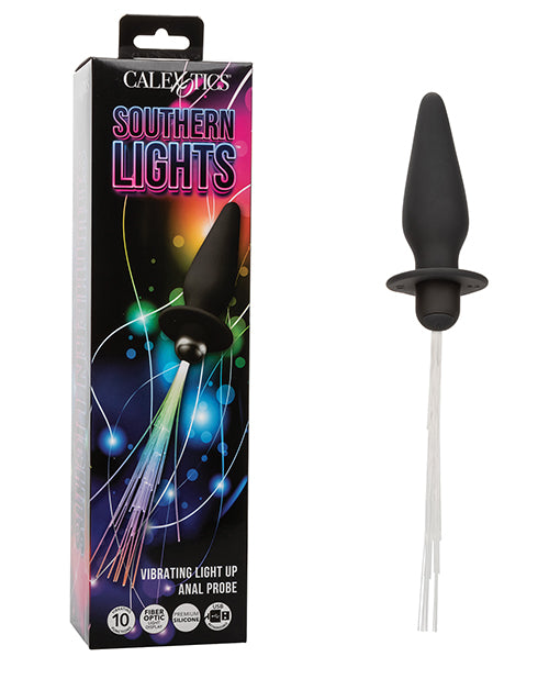 Southern Lights Anal Probe with LED Light Up Vibrations and Silicone Design for Enhanced Visual Anal Play