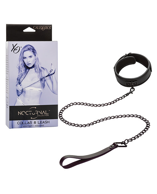Nocturnal Bondage Restraint Set Black Detachable Collar Adjustable Leash for Intimate Control and Sensory Play