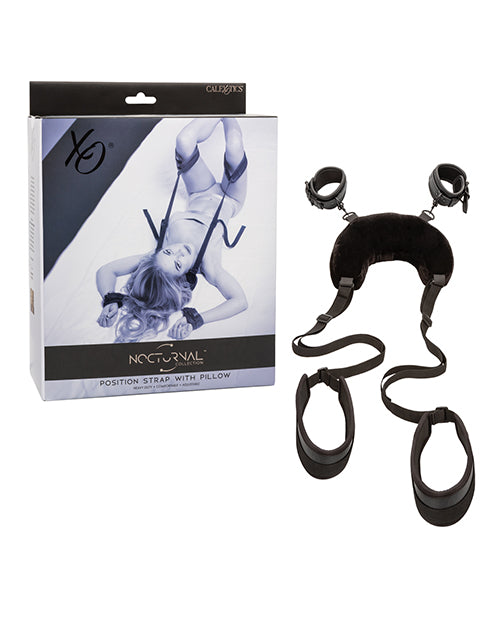 California Exotic Novelties Bondage Restraint Set Plush Velvet Pillow Adjustable Cuffs for Comfortable Positioning