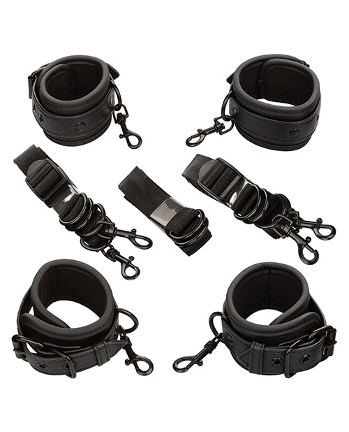 Nocturnal Bed Restraints Adjustable Cuffs Versatile Design for Secure and Creative Bondage Play
