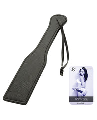 Nocturnal Bondage Paddle Double-Stitched Ergonomic Handle with Wrist Strap for Sensory Impact Play