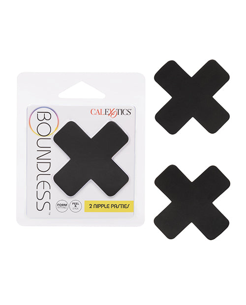 Boundless Nipple Pasties Bold X Shape Self-Adhesive Tape for Lingerie and Festival Outfits