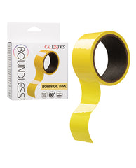 Boundless Bondage Tape Yellow Self-Adhesive Vinyl Durable Stretchy Restraint for Versatile BDSM Play