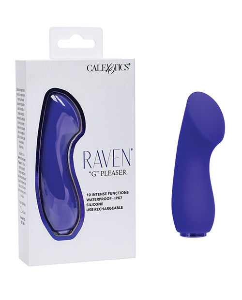 Raven “G” Pleaser Curved G-Spot Vibrator with Multiple Modes