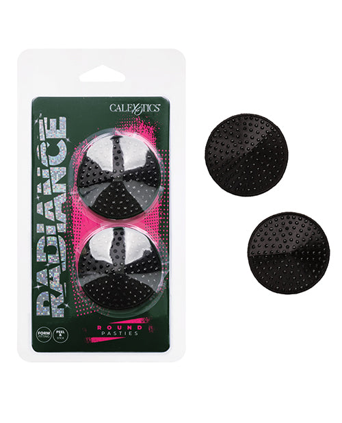Radiance Lingerie Pasties Gem Embellished Self-Adhesive Black Covers for Party Outfits and Festival Wear