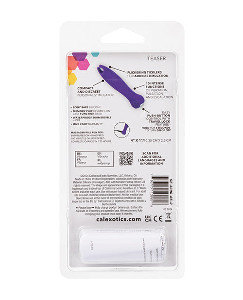 Kyst Teaser Stimulator w/Flickering Ticklers - Purple