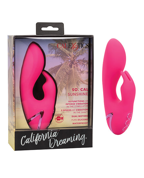 California Dreaming Stimulator Dual Motor Rabbit Vibrator with Waterproof Body for Intense Personal Pleasure