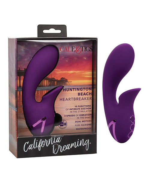 California Dreaming Stimulator Dual Clitoral Suction and Powerful Vibration for Intense Stimulation