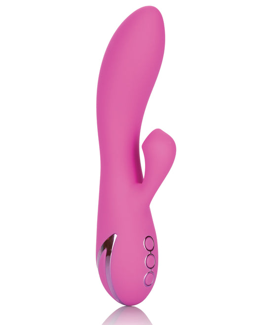 California Dreaming Malibu Minx Pink Suction Vibrator with Dual Stimulation