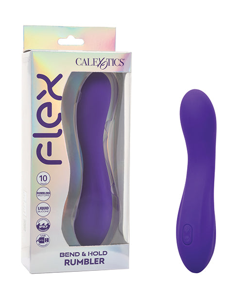 Flex Vibrator Ultra-Flexible G-Spot Massager with 10 Vibration Speeds and Waterproof Design for Precise Stimulation