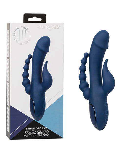 III Triple Vibrators Rechargeable Vibrator Triple Stimulation Beaded Tail for Intense Pleasure