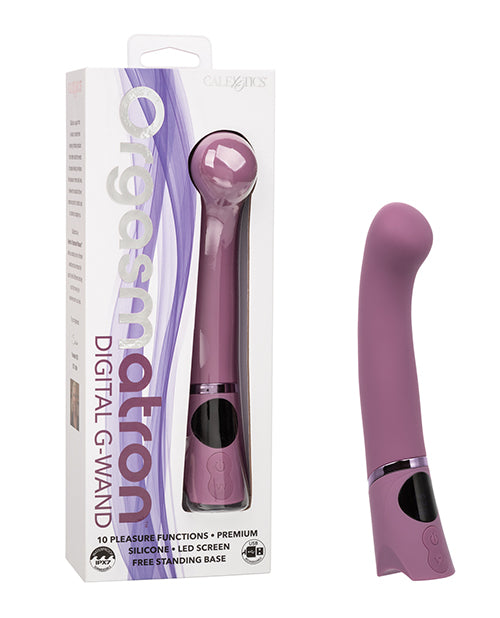Orgasmatron Vibrator Digital G-Wand with Angled Head LED Display and Waterproof Design for Enhanced Pleasure