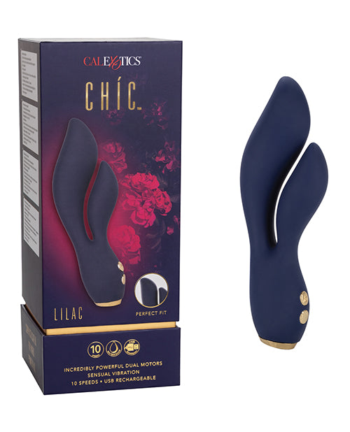 Chic Vibrator Dual Motor Curved G-Spot Flexible Shaft for Targeted Internal Stimulation and Waterproof Play
