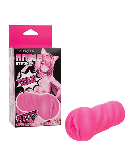ANIME Stroker Kitty Pure Skin® Masturbator with Textured Chamber and Suction for Realistic Solo Pleasure