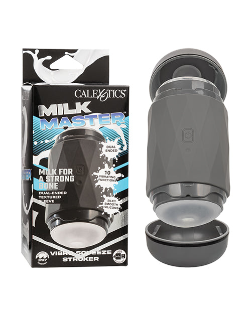 Milk Master Masturbator Dual-Ended Design with 10 Vibrating Settings and Waterproof Feature for Intense Stimulation