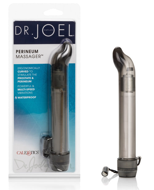 Dr. Joel Kaplan Anal Products Curved Perineum Massager Multi-Speed Vibration with Nylon Cord for Prostate Stimulation