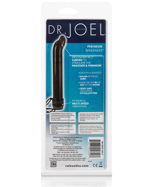 Dr Joel Kaplan Curved 6.5" Perineum Massager with Vibration and Nylon Cord