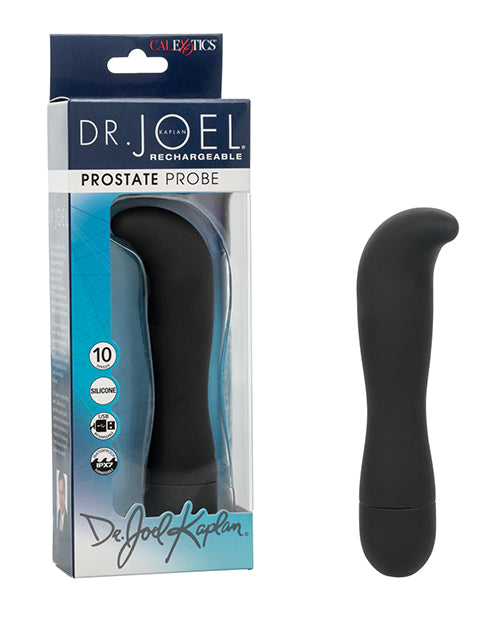 Dr. Joel Kaplan Prostate Probe Silicone 10-Speed Rechargeable Waterproof Vibrator for Precise Prostate Massage