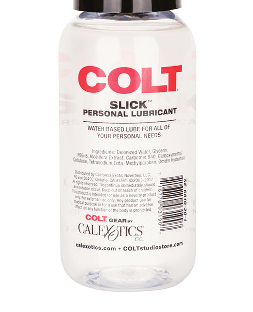 COLT Slick Personal Lube - Water-Based 12.85 oz Lubricant for Comfort