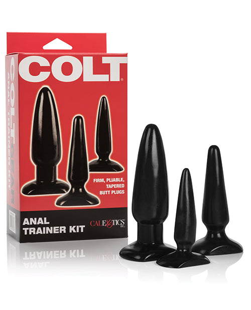 COLT Anal Trainer Kit graduated anal plugs phthalate-free PVC for progressive anal stretching