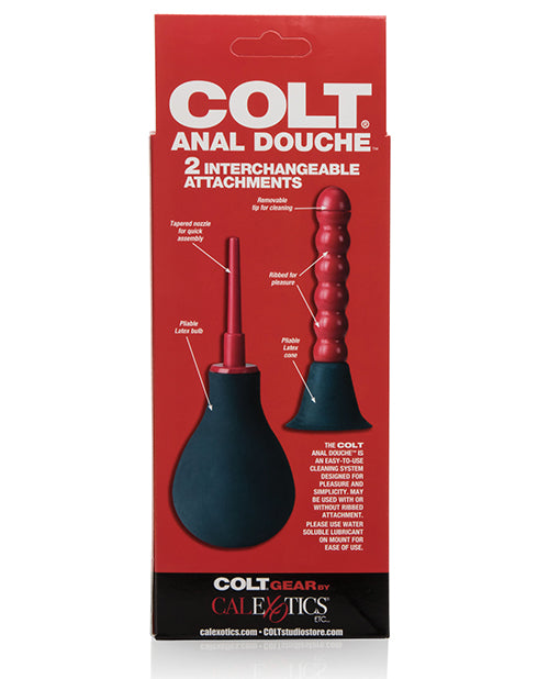 COLT Anal Douche with Dual Attachments for Hygienic Cleaning