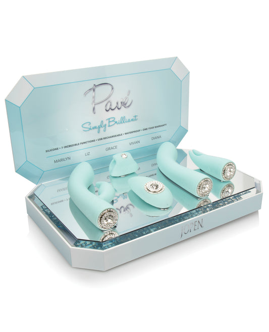 Jopen Pave Vibrator Display with 20 Assorted Styles and Testers for Retail Store Merchandising